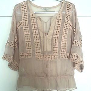 Daniel Rain see-through blouse is so beautiful size small fits medium